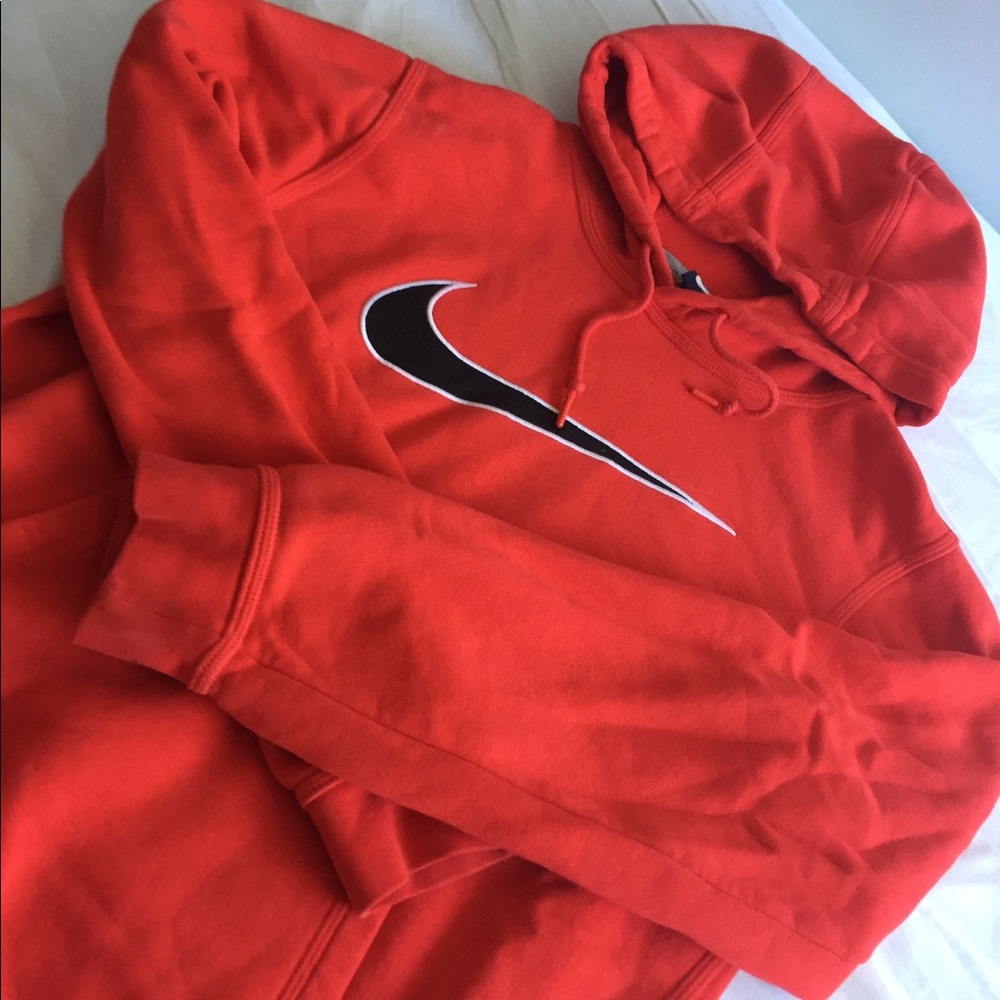 Red Nike Hoodie/Sweatshirt